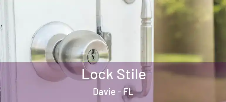  Lock Stile Davie - FL