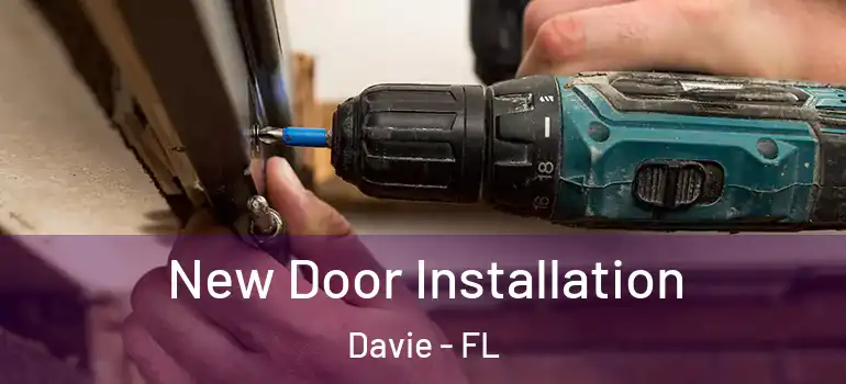  New Door Installation Davie - FL