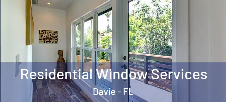  Residential Window Services Davie - FL