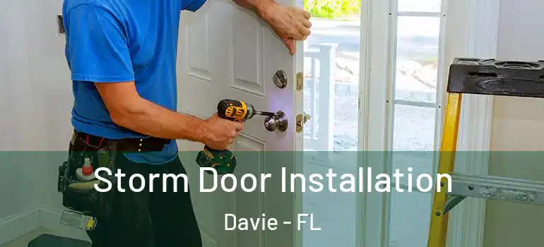  Storm Door Installation Davie - FL