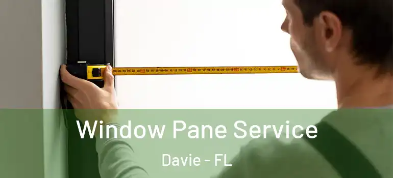  Window Pane Service Davie - FL